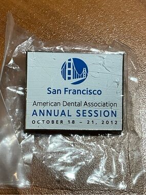 2012 ADA San Francisco Annual Session Collectible Enamel Pin - Mint in Pack